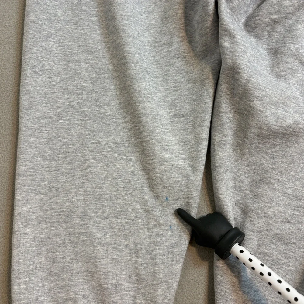 Skims Lounge Pant womens XL Gray Joggers Elastic Waist Pockets Capri - Picture 5 of 8